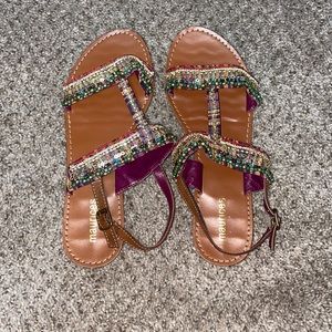 Maurices multi-colored sandals